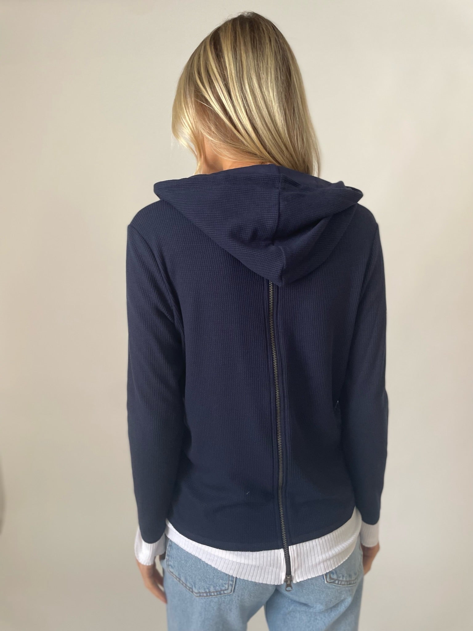 remi hoodie [navy/white]