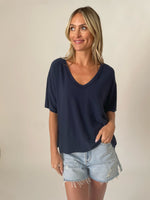Load image into Gallery viewer, dolan top [navy]
