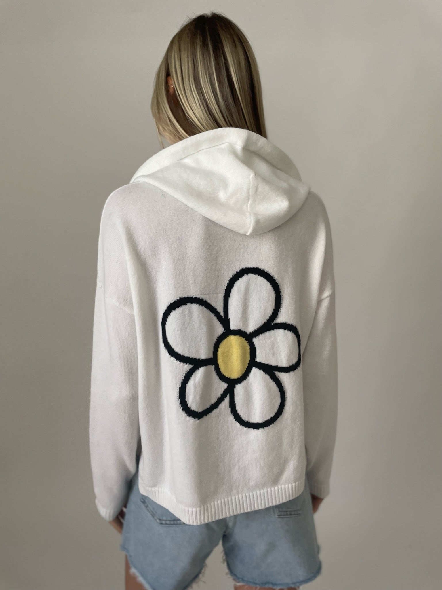 daisy hoodie [white]
