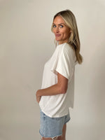 Load image into Gallery viewer, kelsey twist back tee [ivory]
