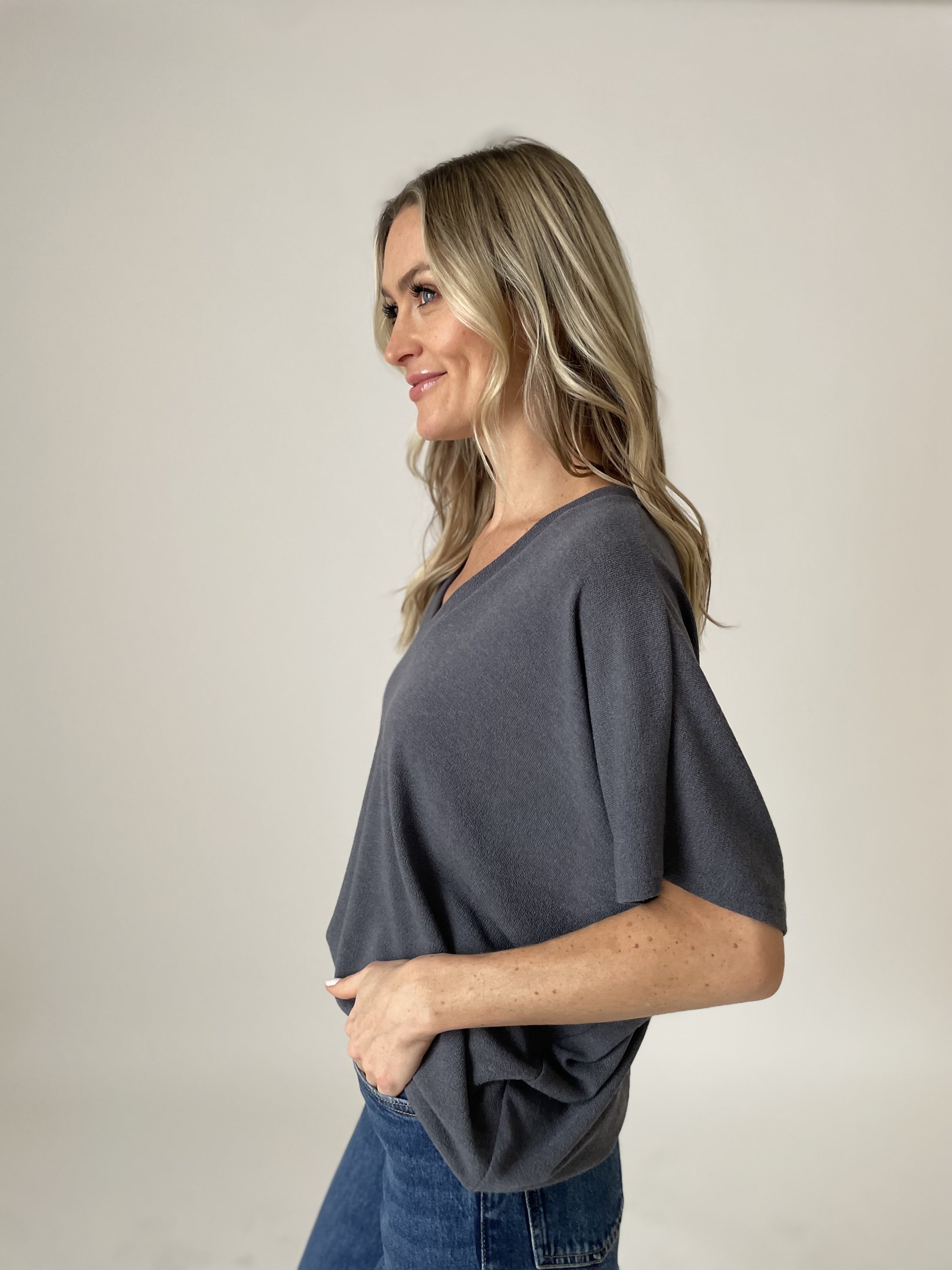 rae top [woodland grey]