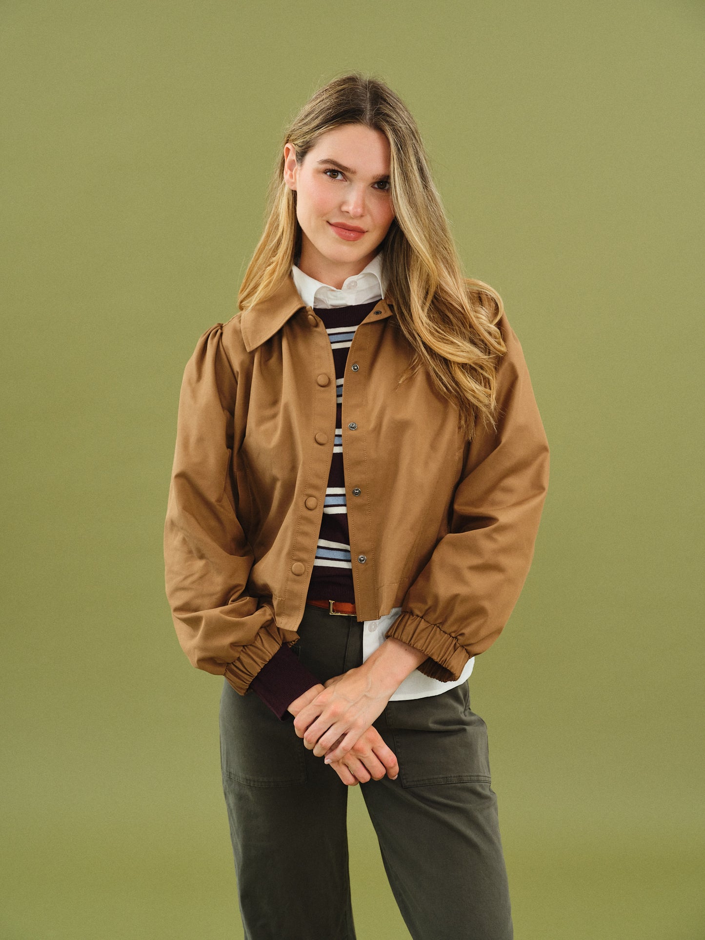 leni jacket [toffee]