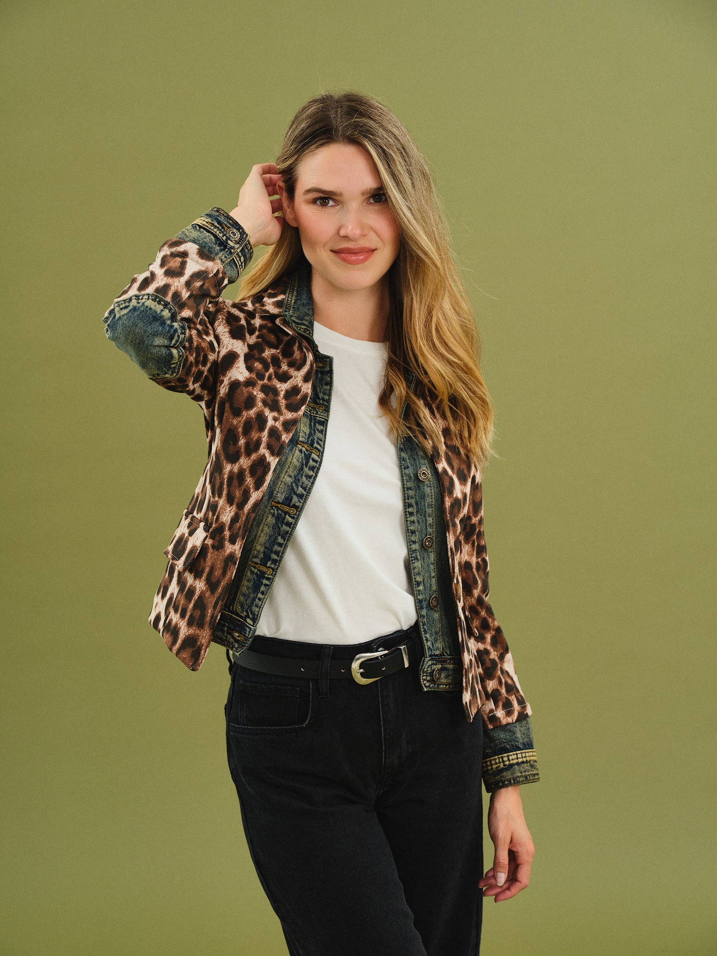 clarissa *made in italy* blazer [vintage leopard]