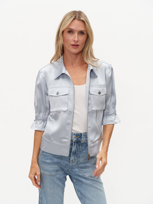 anna jacket [frosted blue]