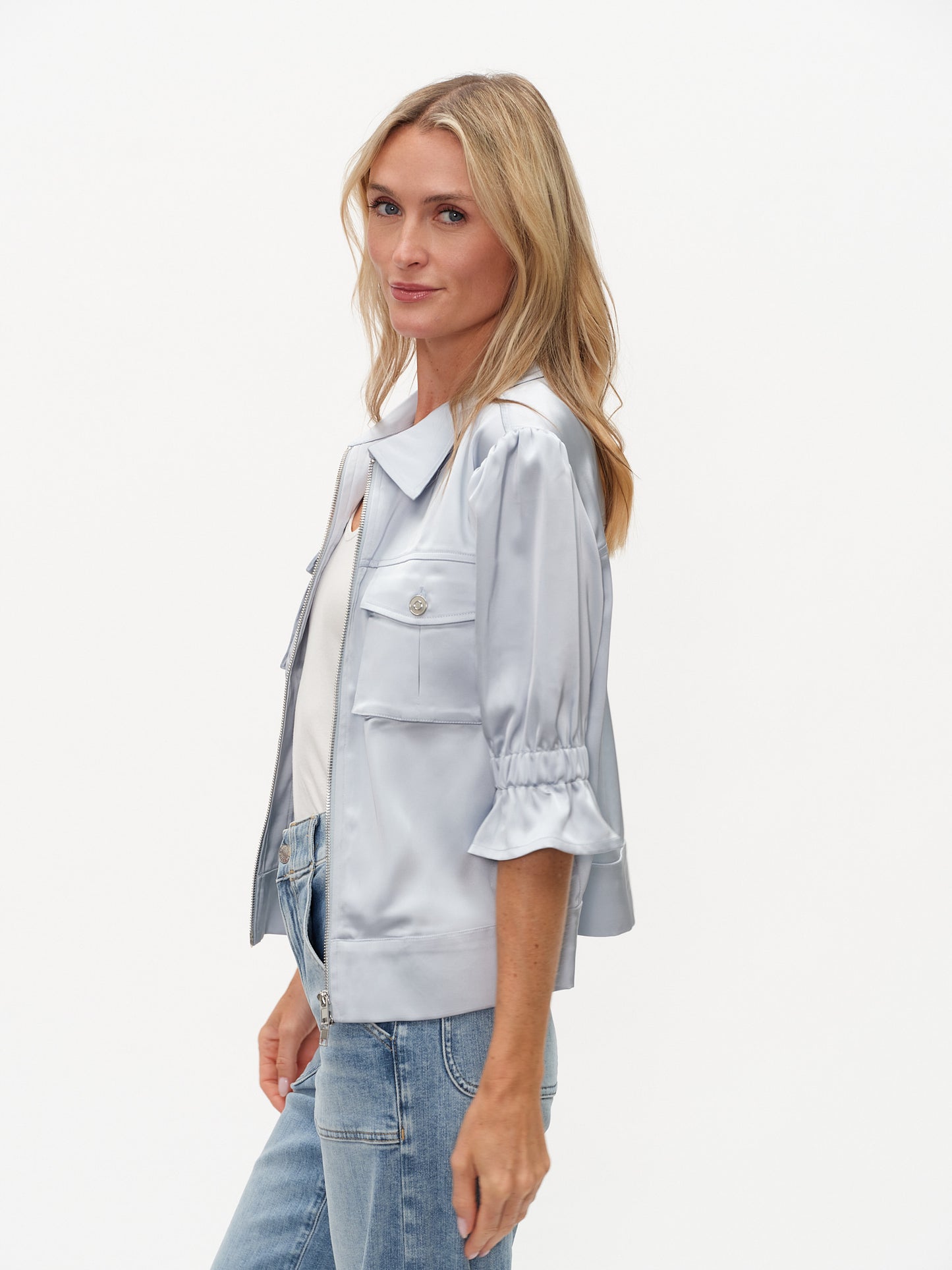 anna jacket [frosted blue]