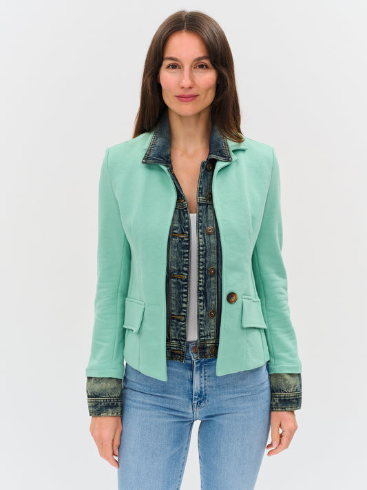 clarissa *made in italy* blazer [matcha mist]