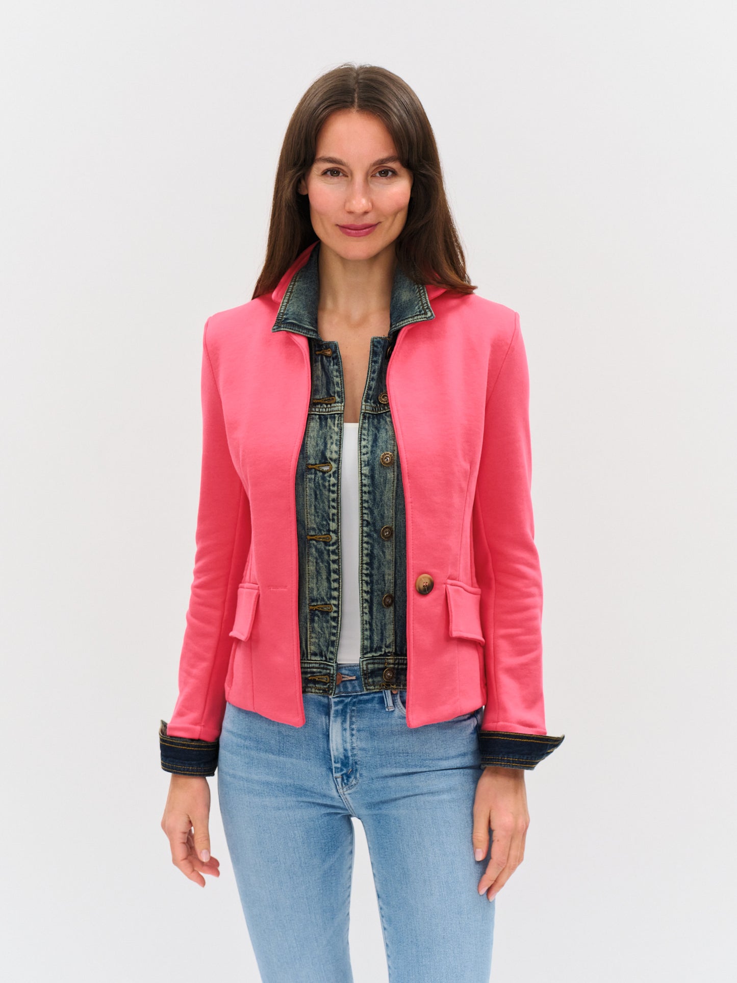 clarissa *made in italy* blazer [sangria]