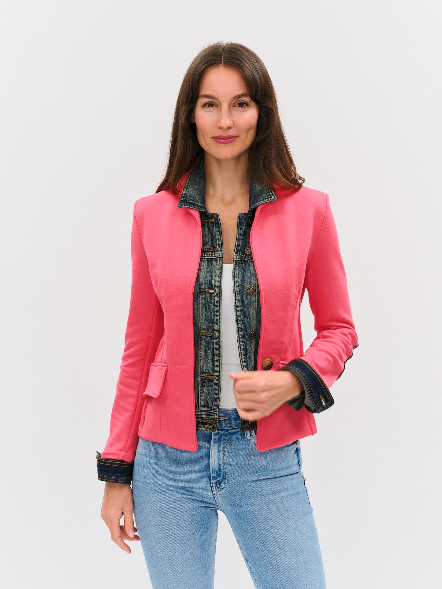 clarissa *made in italy* blazer [sangria]