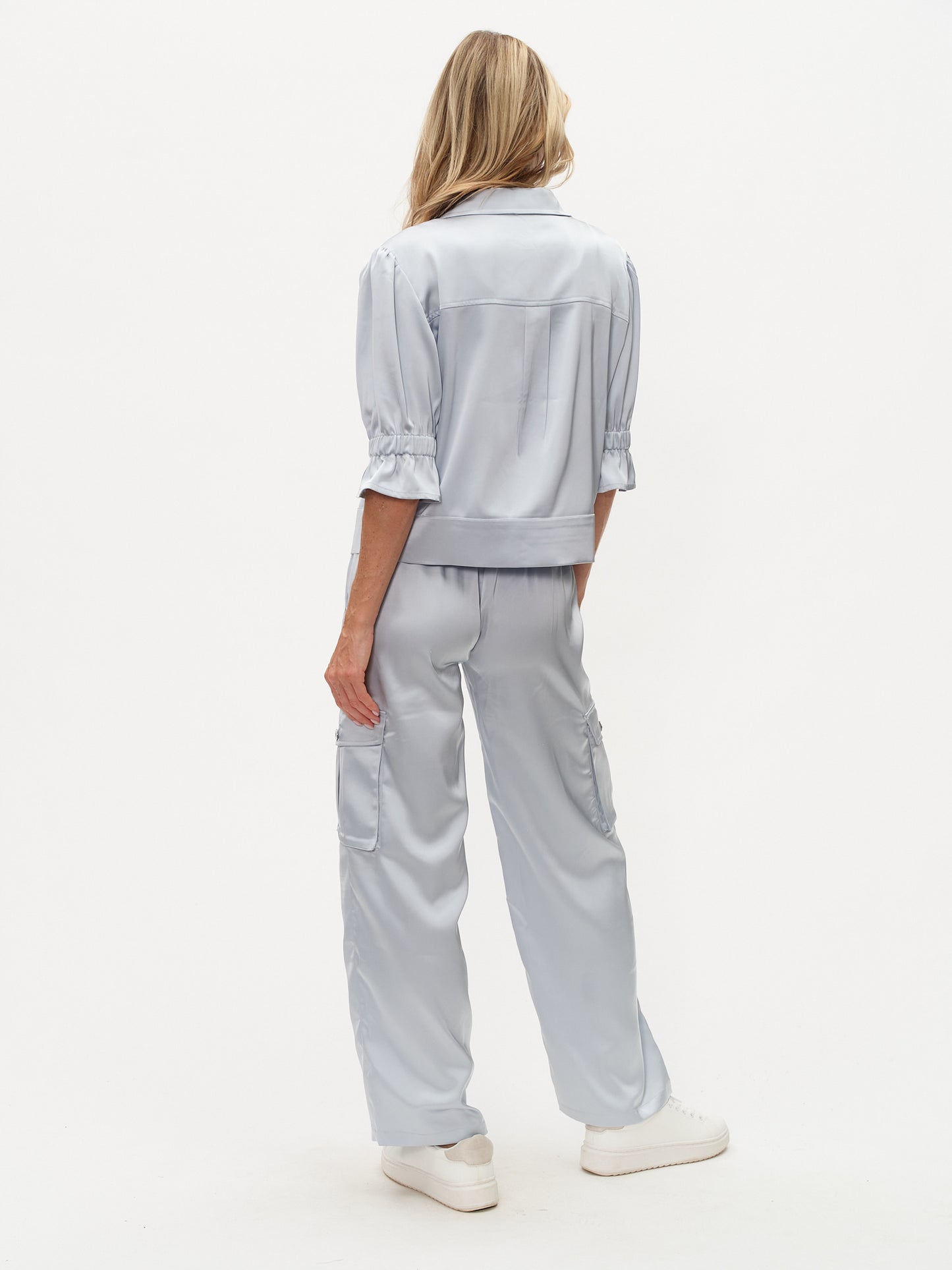 elsa cargo pants [frosted blue]