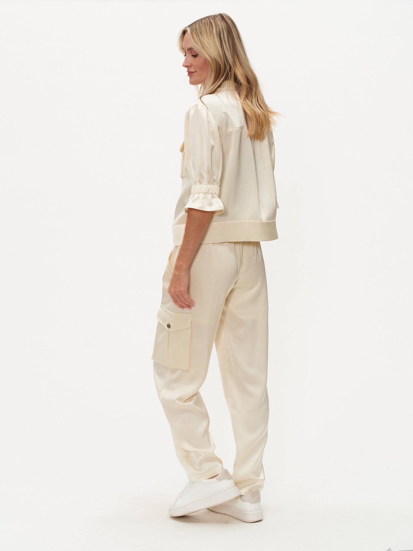 elsa cargo pants [vanilla cream]
