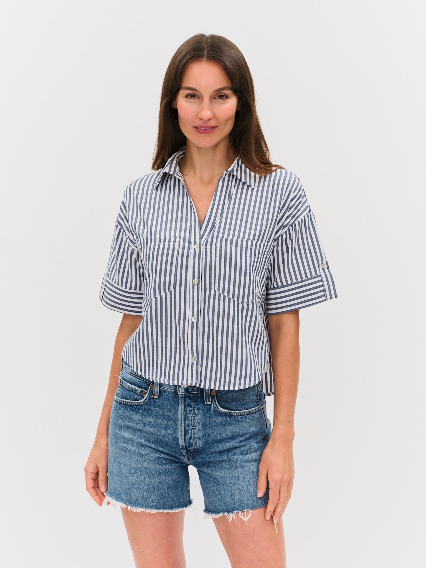 harper top [denim]