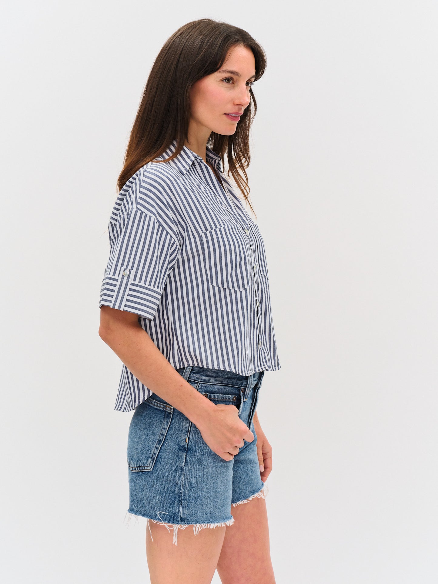 harper top [denim]