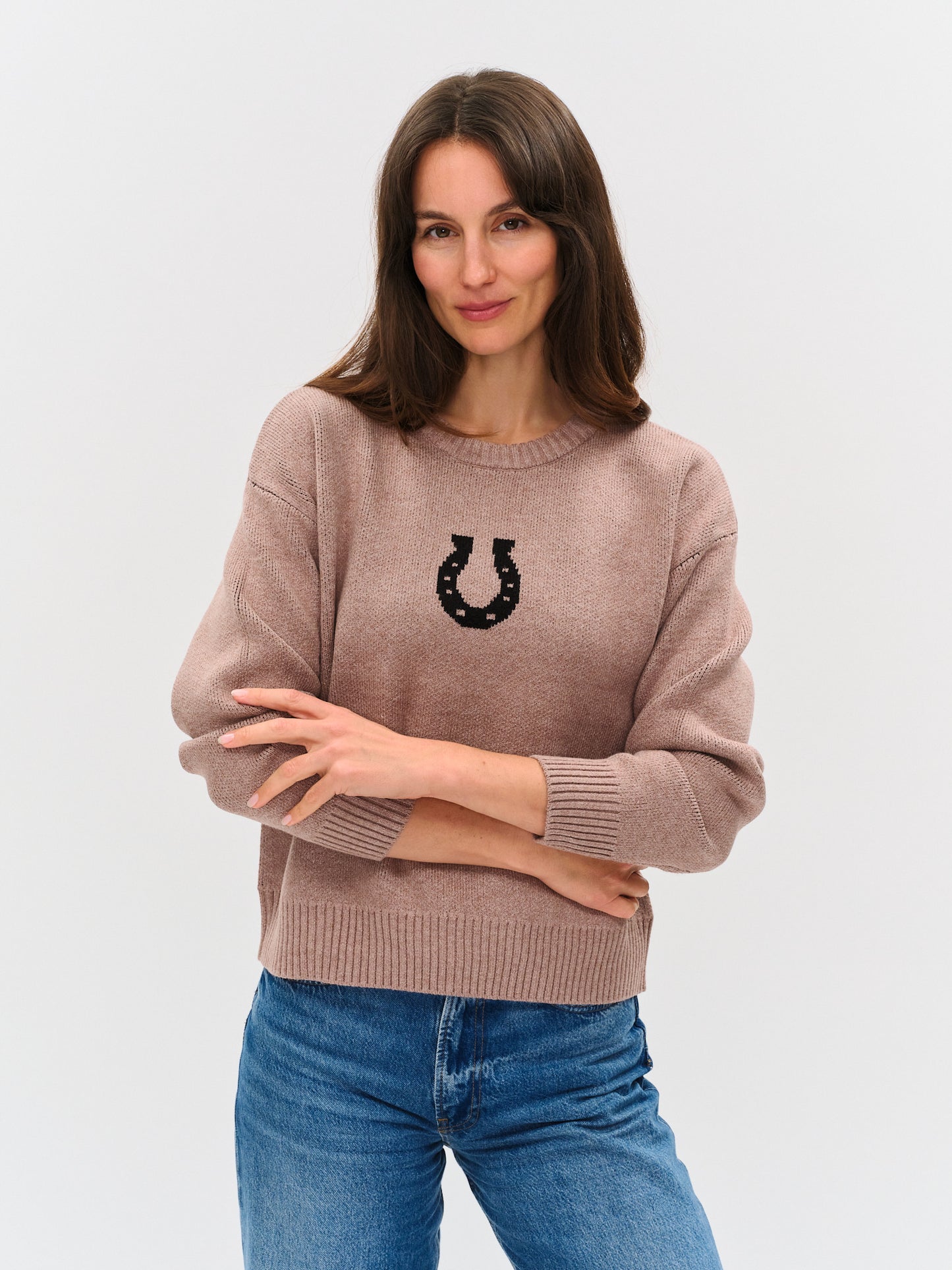 horseshoe sweater [brown]