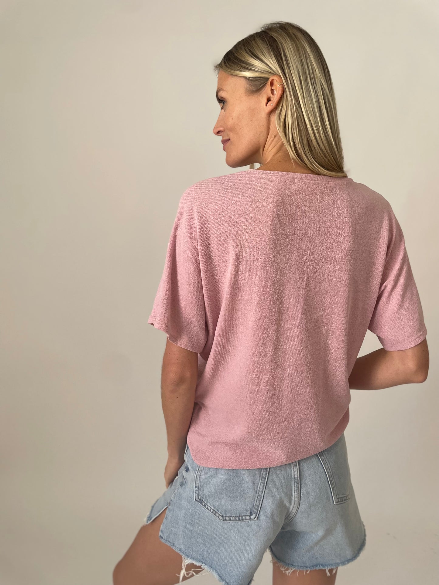 olivia tee [powder pink]