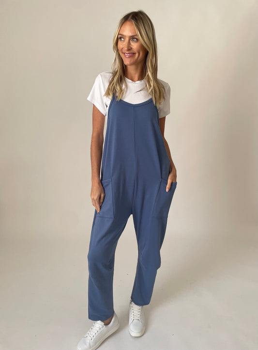 kendall jumpsuit [denim]