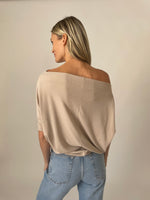 Load image into Gallery viewer, the short sleeve anywhere top [taupe]
