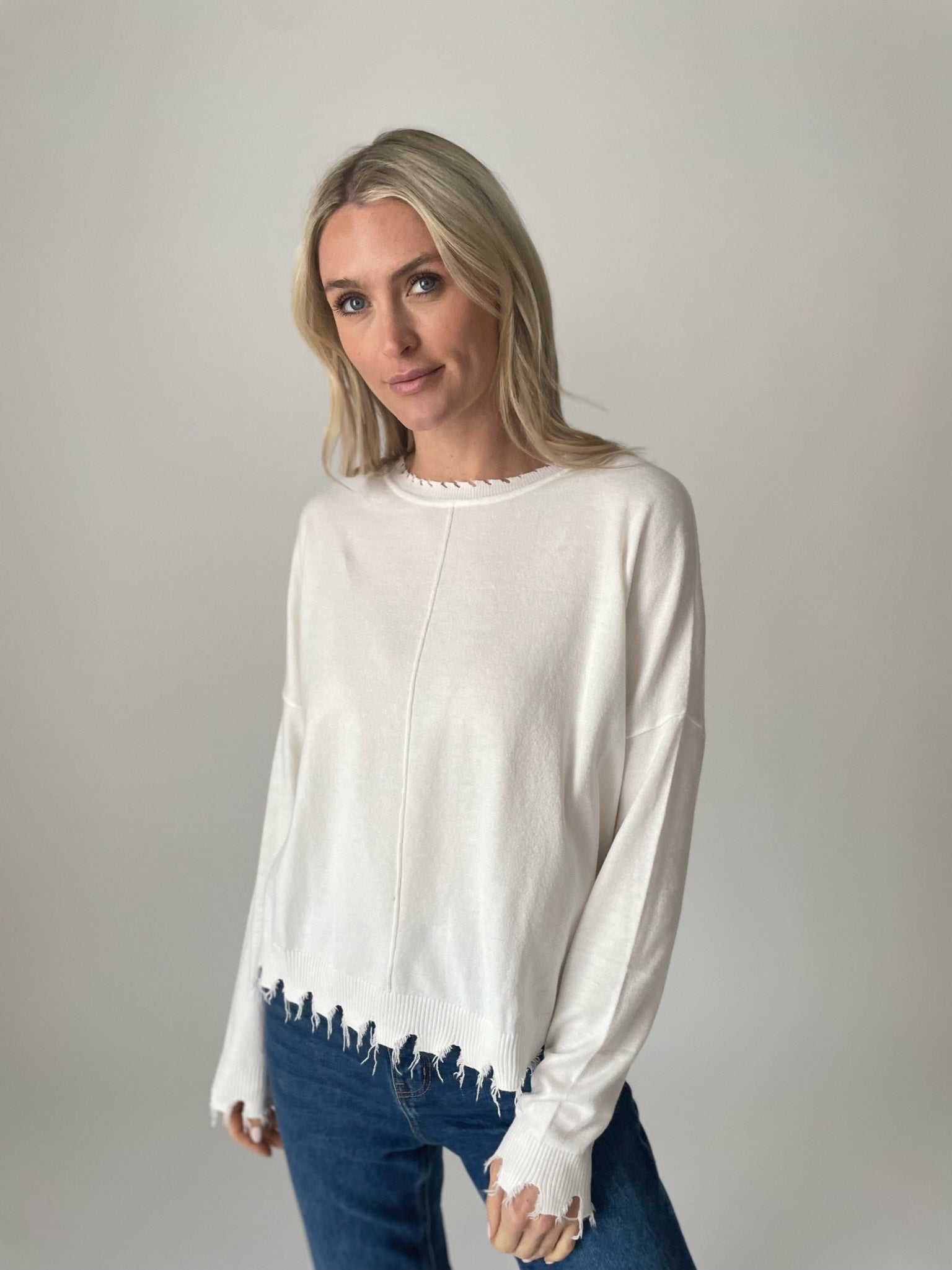 andrea sweater [ivory]