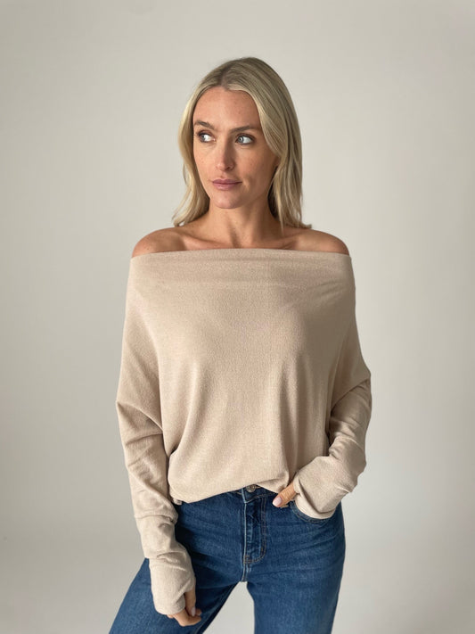 the anywhere top [taupe]
