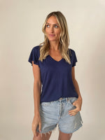 Load image into Gallery viewer, annabelle tee [navy]
