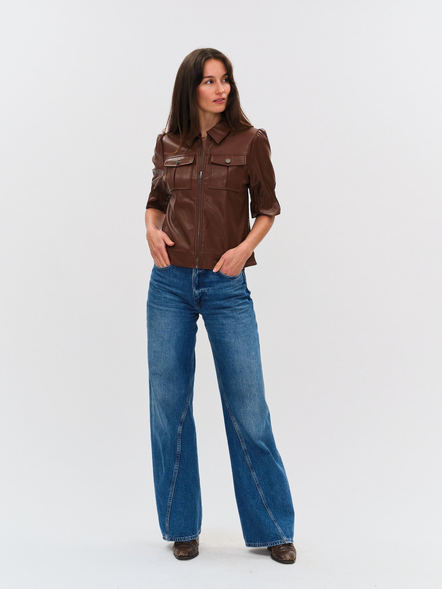 jennifer jacket [brown]