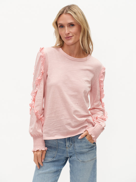 millie top [rose quartz]