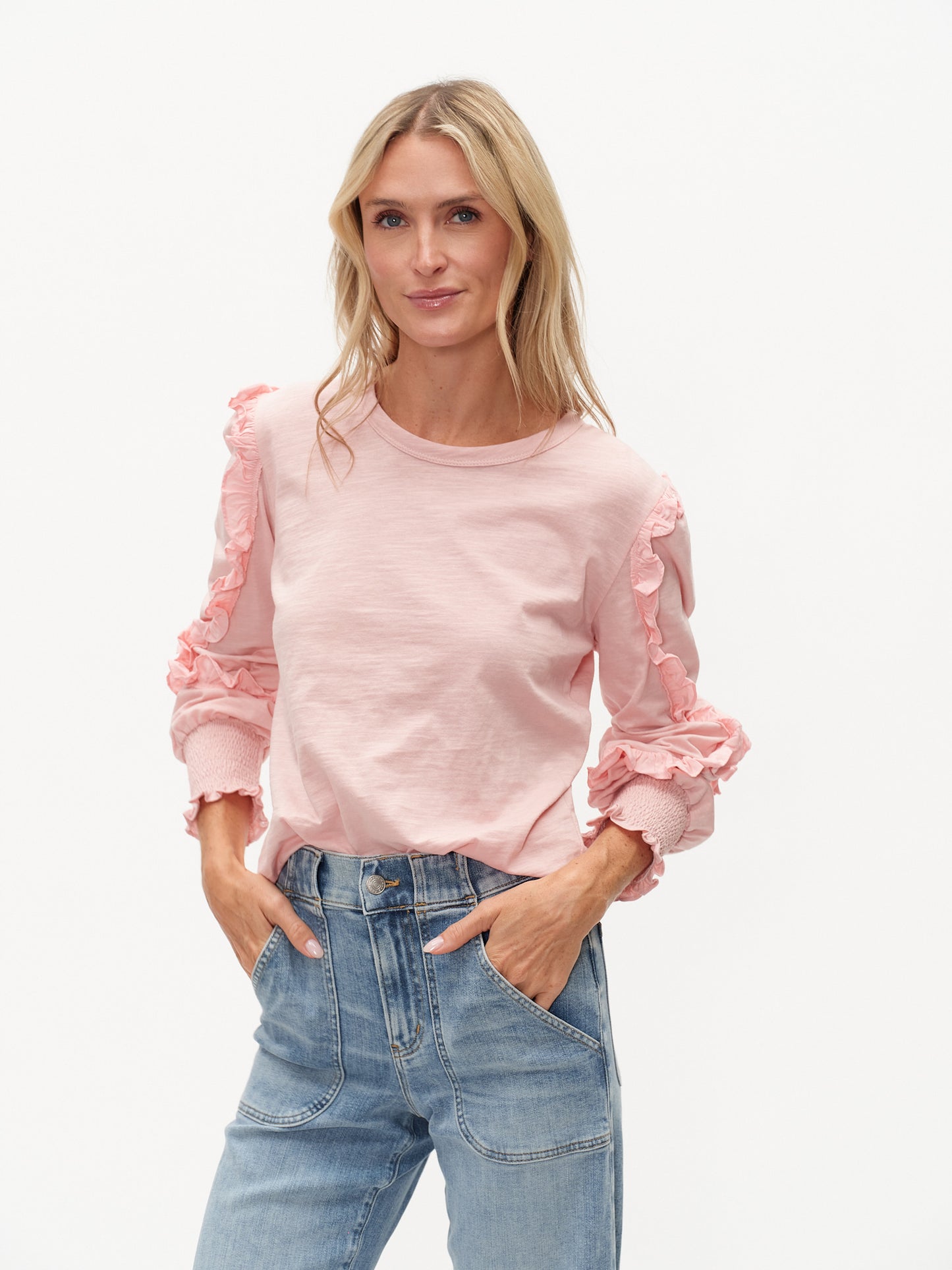 millie top [rose quartz]