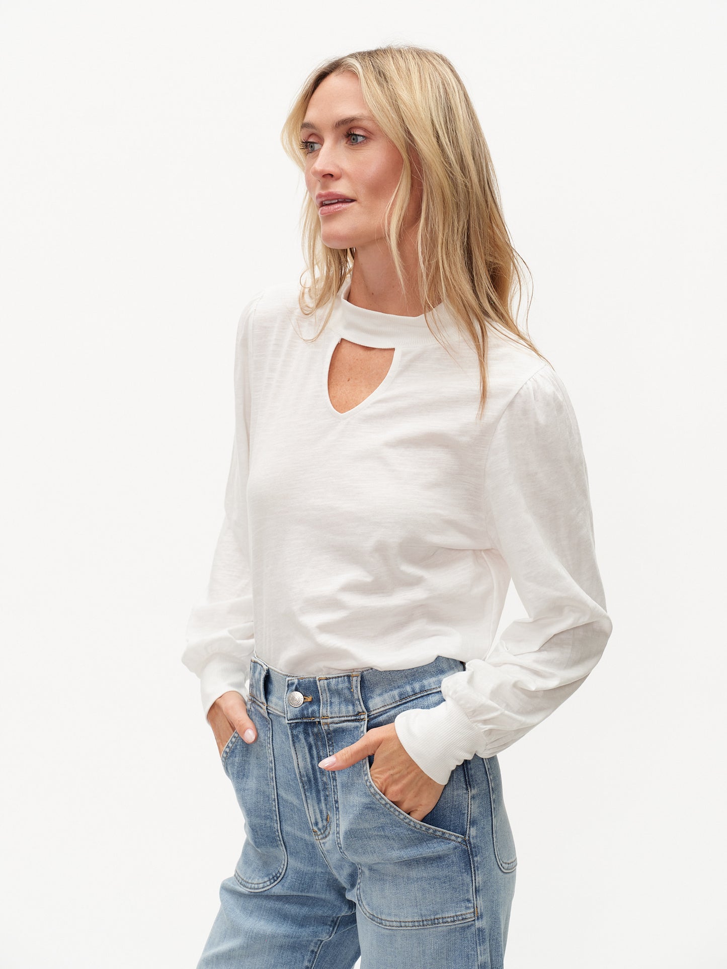 rosie top [ivory]
