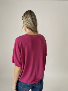 rae top [fuchsia]