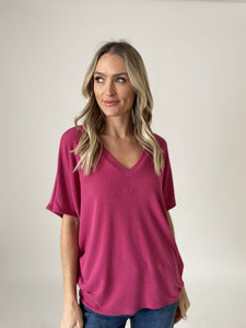 rae top [fuchsia]