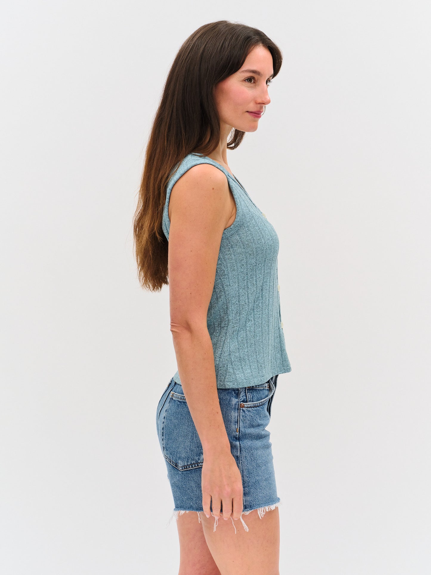 sloane tank [heather seafoam]