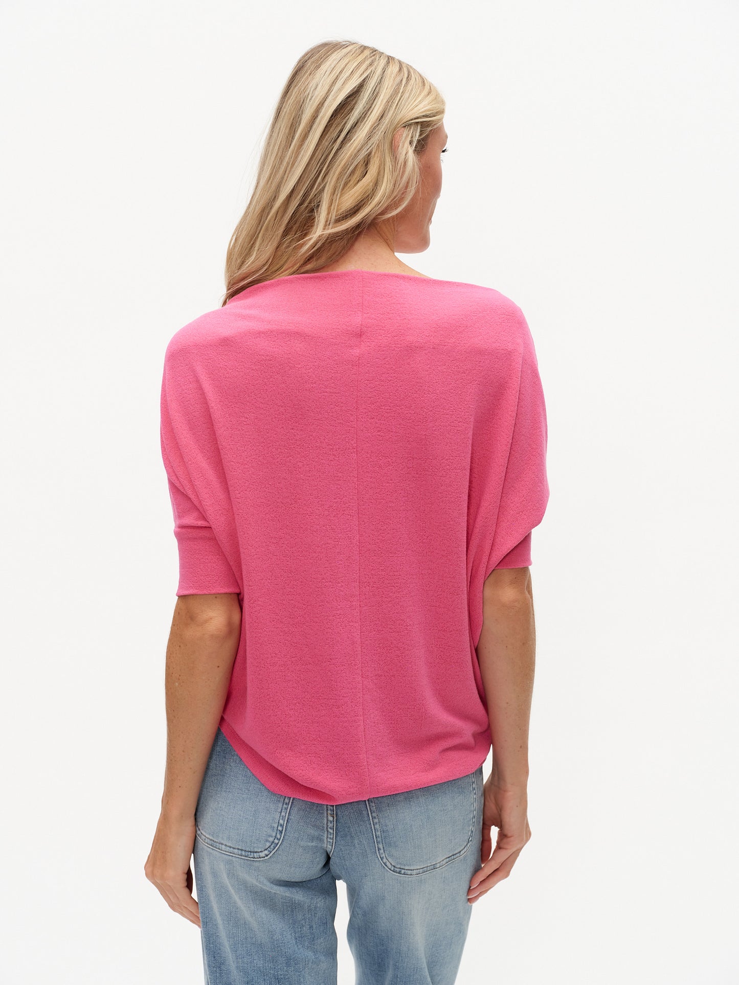 the short sleeve anywhere top [carnation pink]