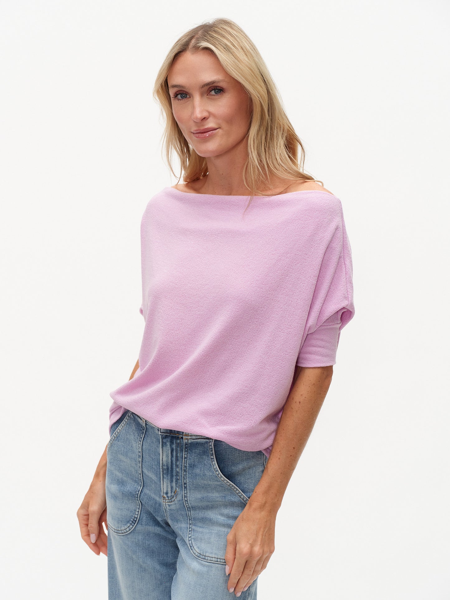 the short sleeve anywhere top [pink frosting]