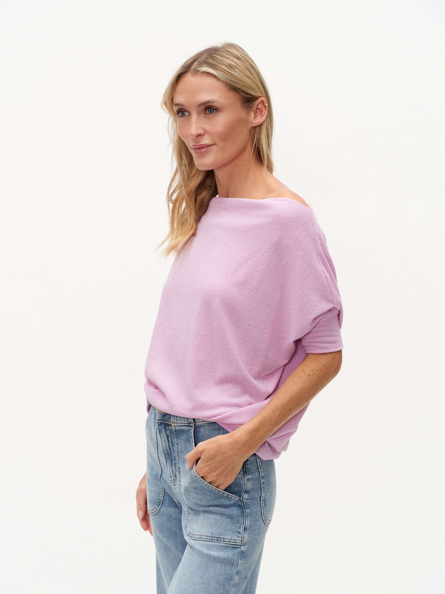 the short sleeve anywhere top [pink frosting]