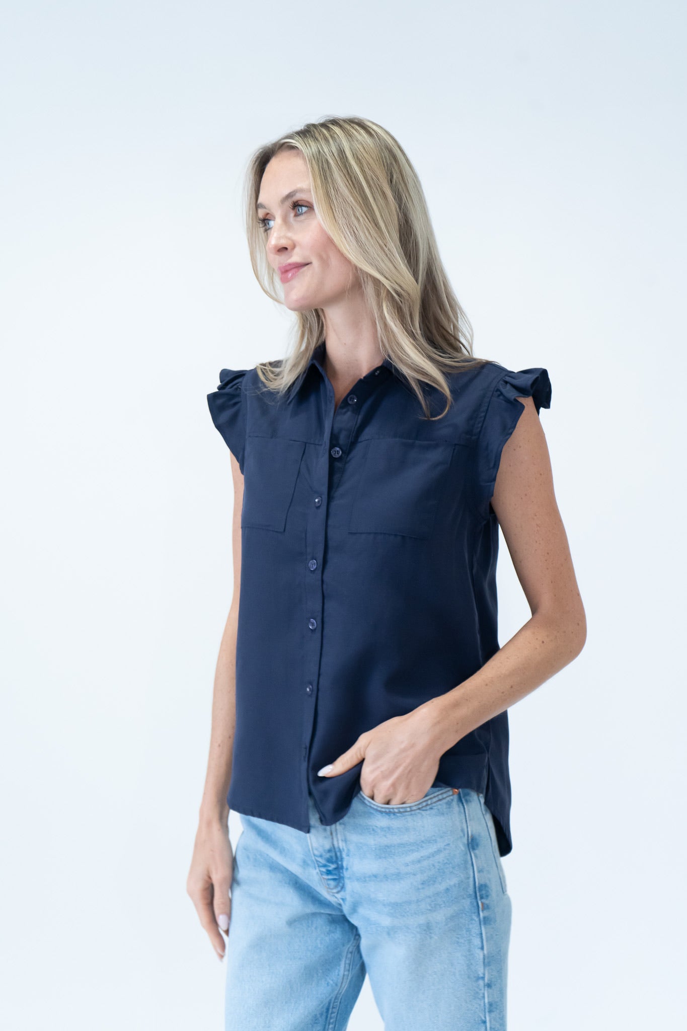 penelope top [navy]