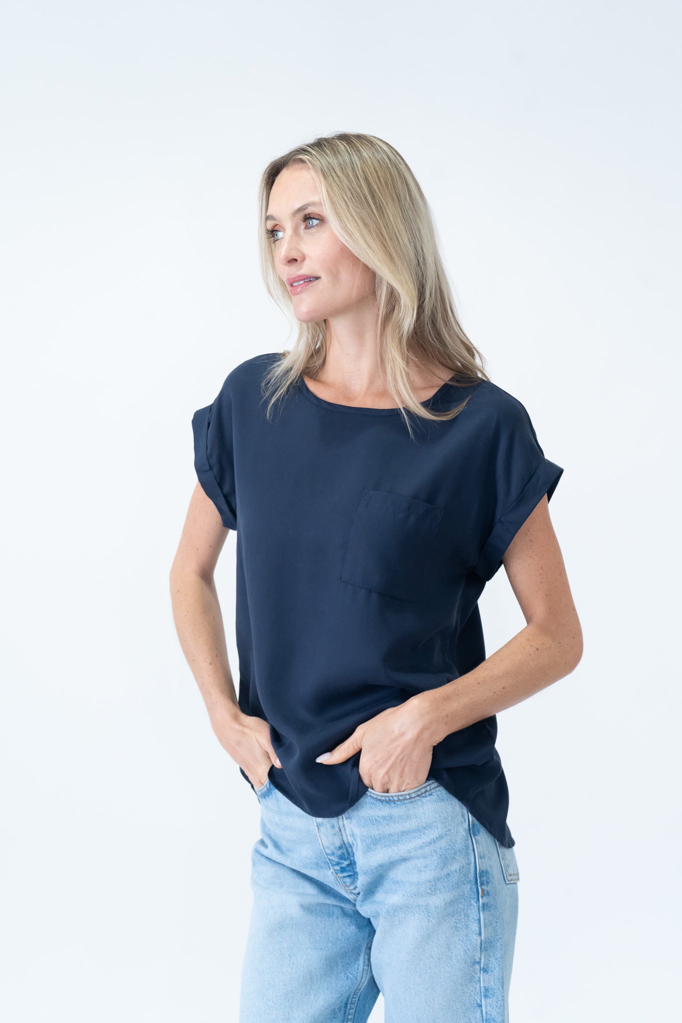 chelsea top [navy]