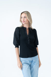 kaleigh top [black]