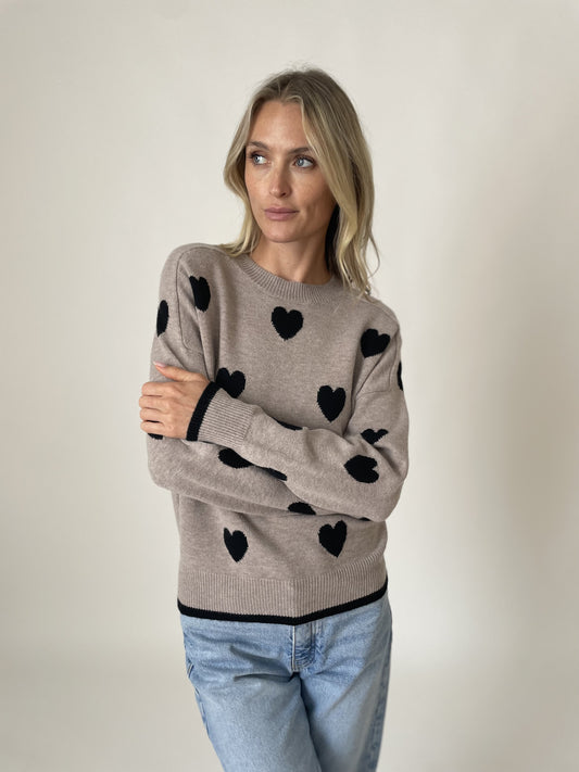 latte love sweater [latte]