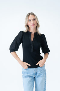 kaleigh top [black]
