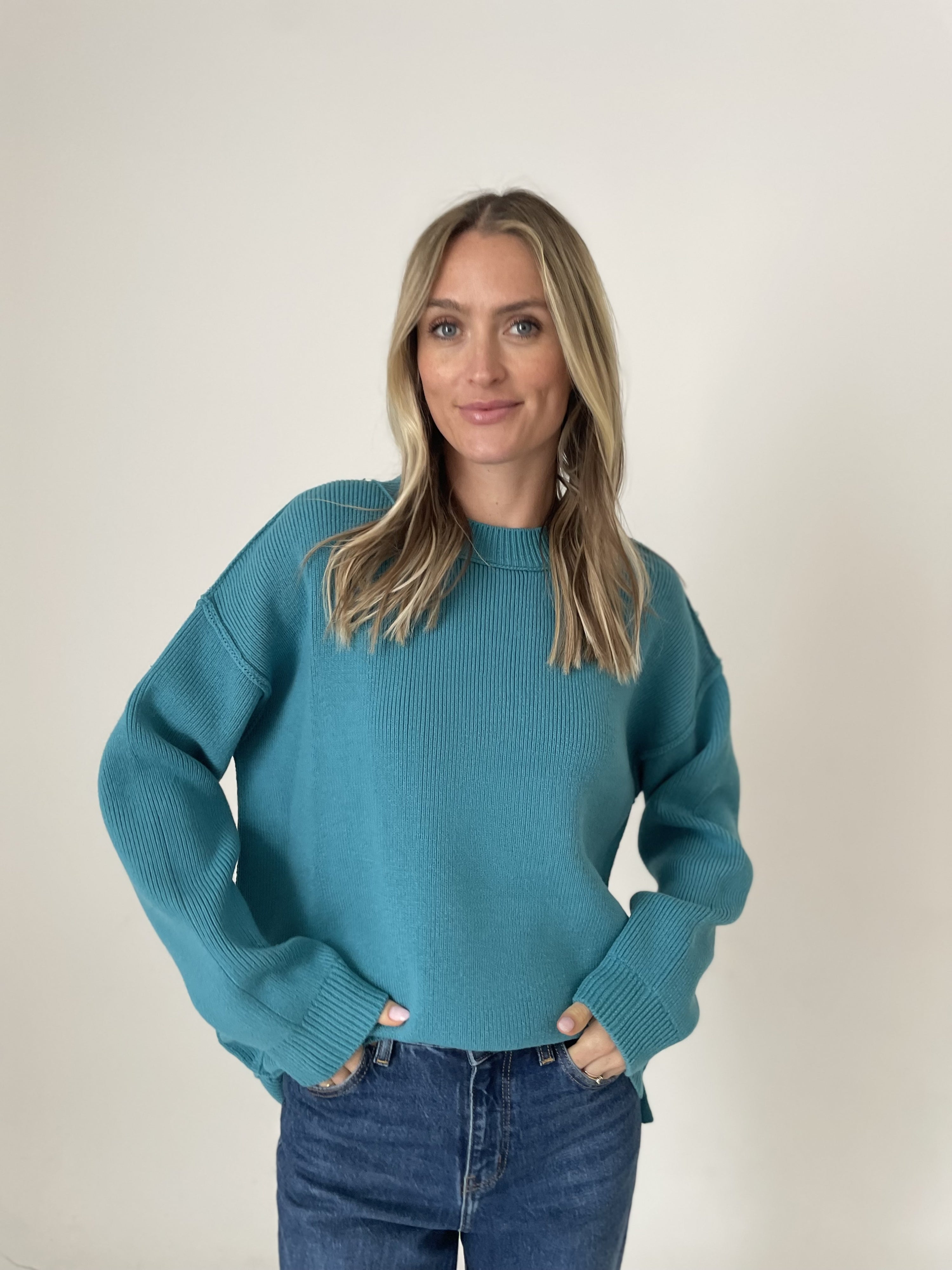 aspen sweater [teal]