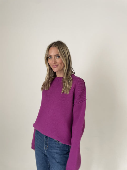 aspen sweater [magenta]
