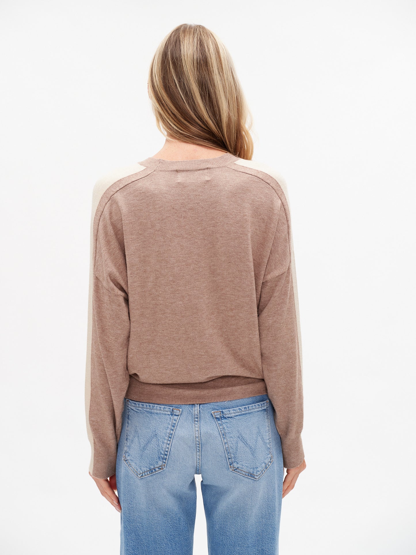 morgan sweater [brown/off white]