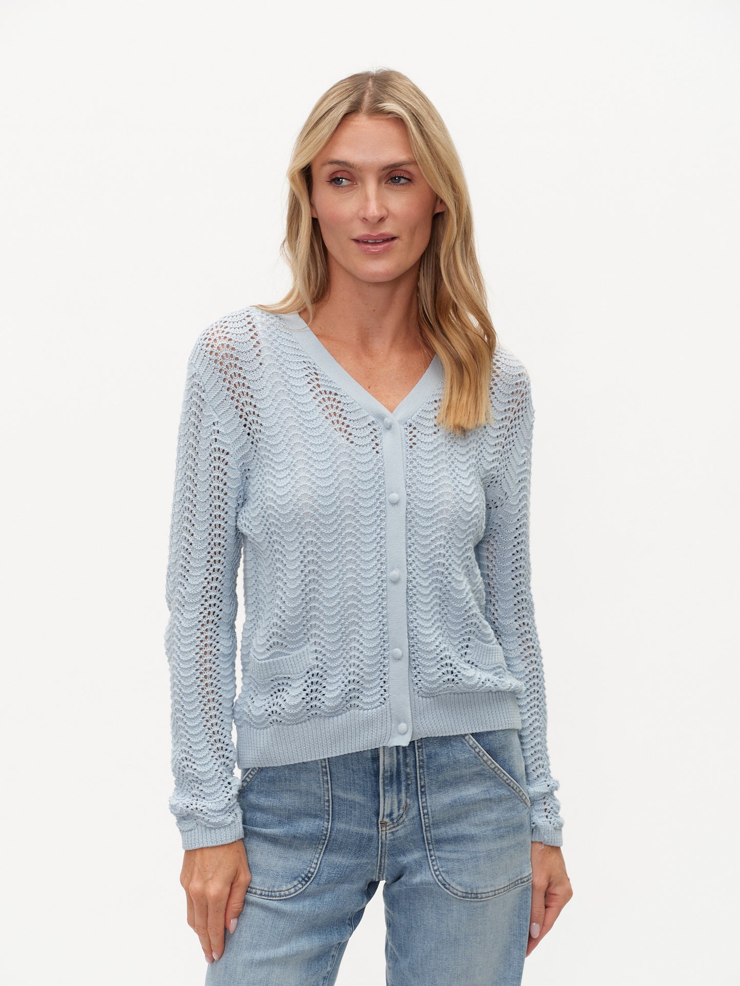 ebony cardigan [blue mist]