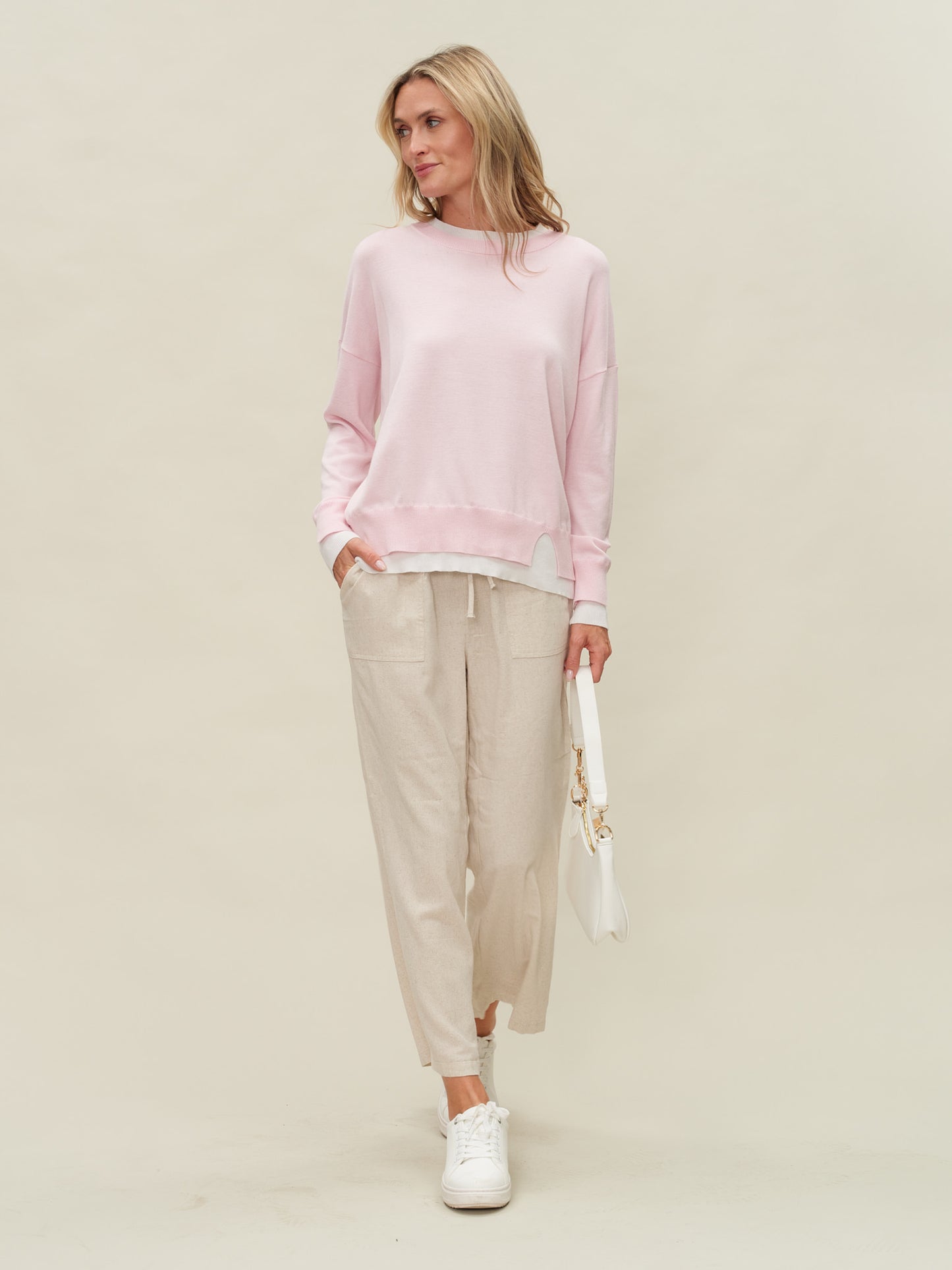 claire top [light pink]