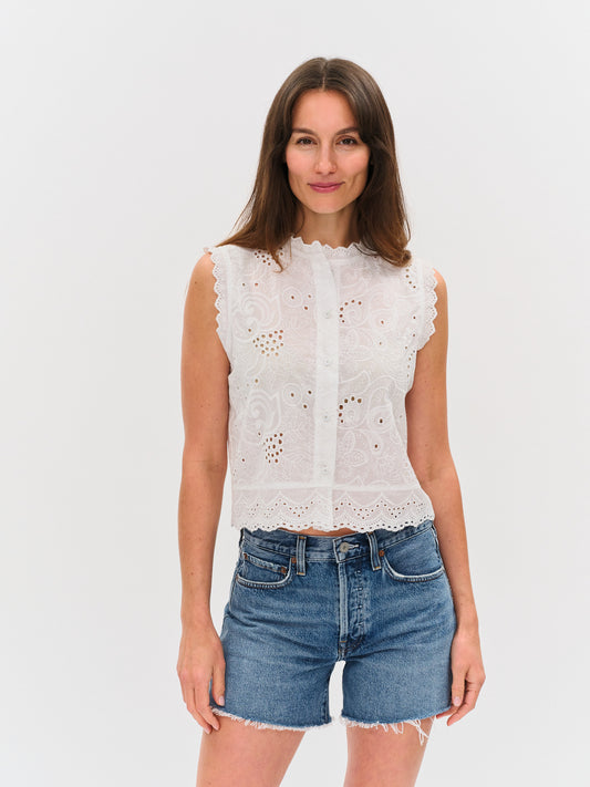 wren top [white]