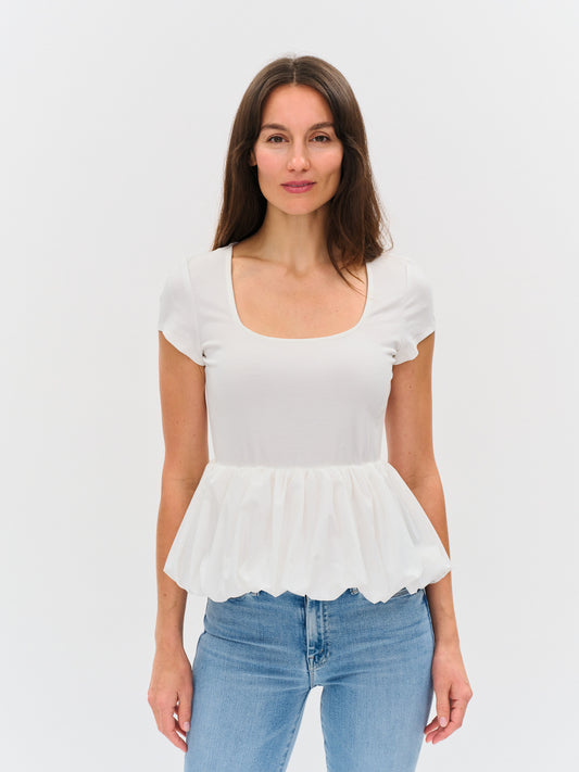 pixie top [white]