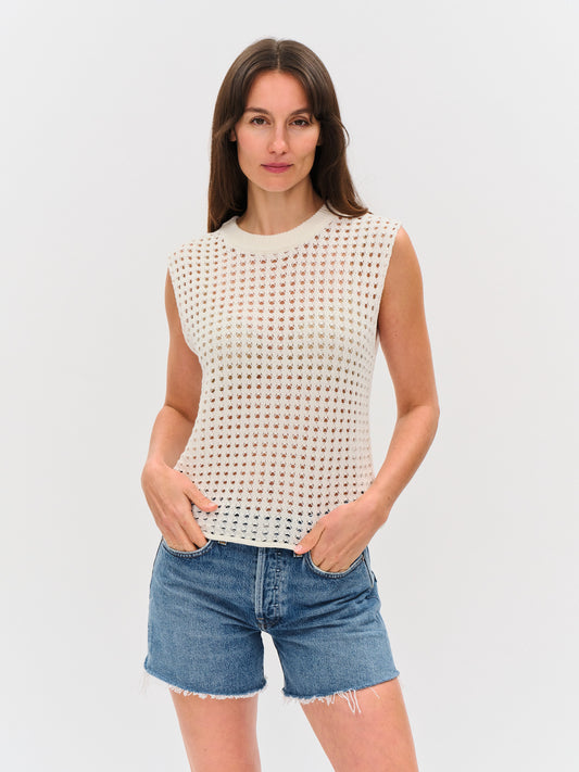 montauk tank [ivory]