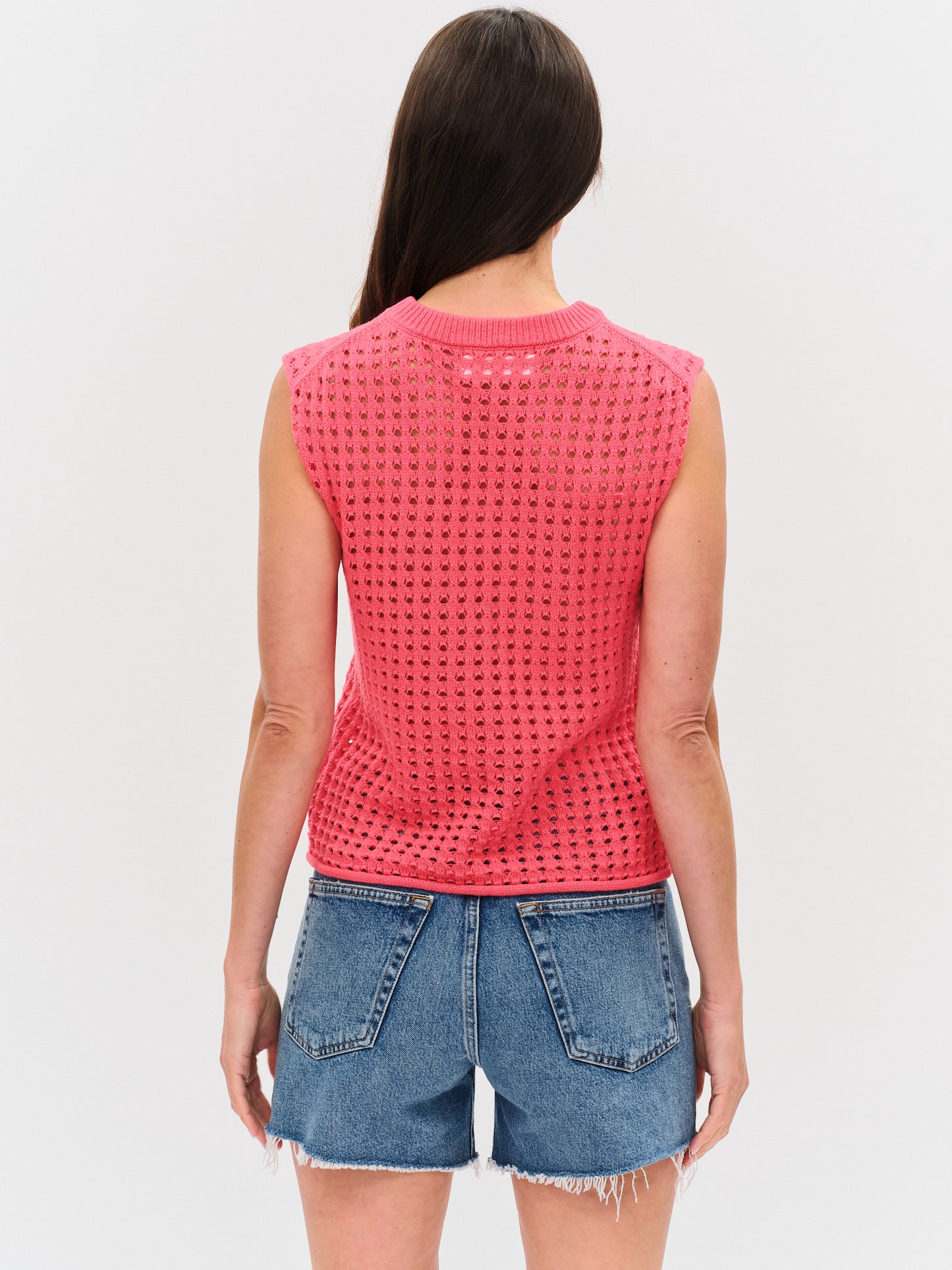 montauk tank [pink splash]