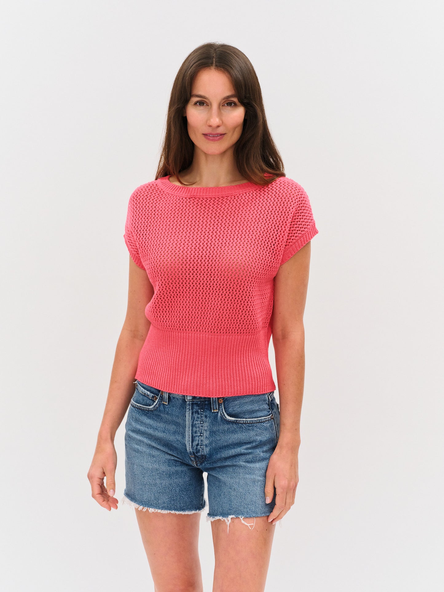 capri tank [pink splash]