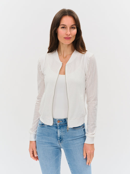 the cutout jacket [white]