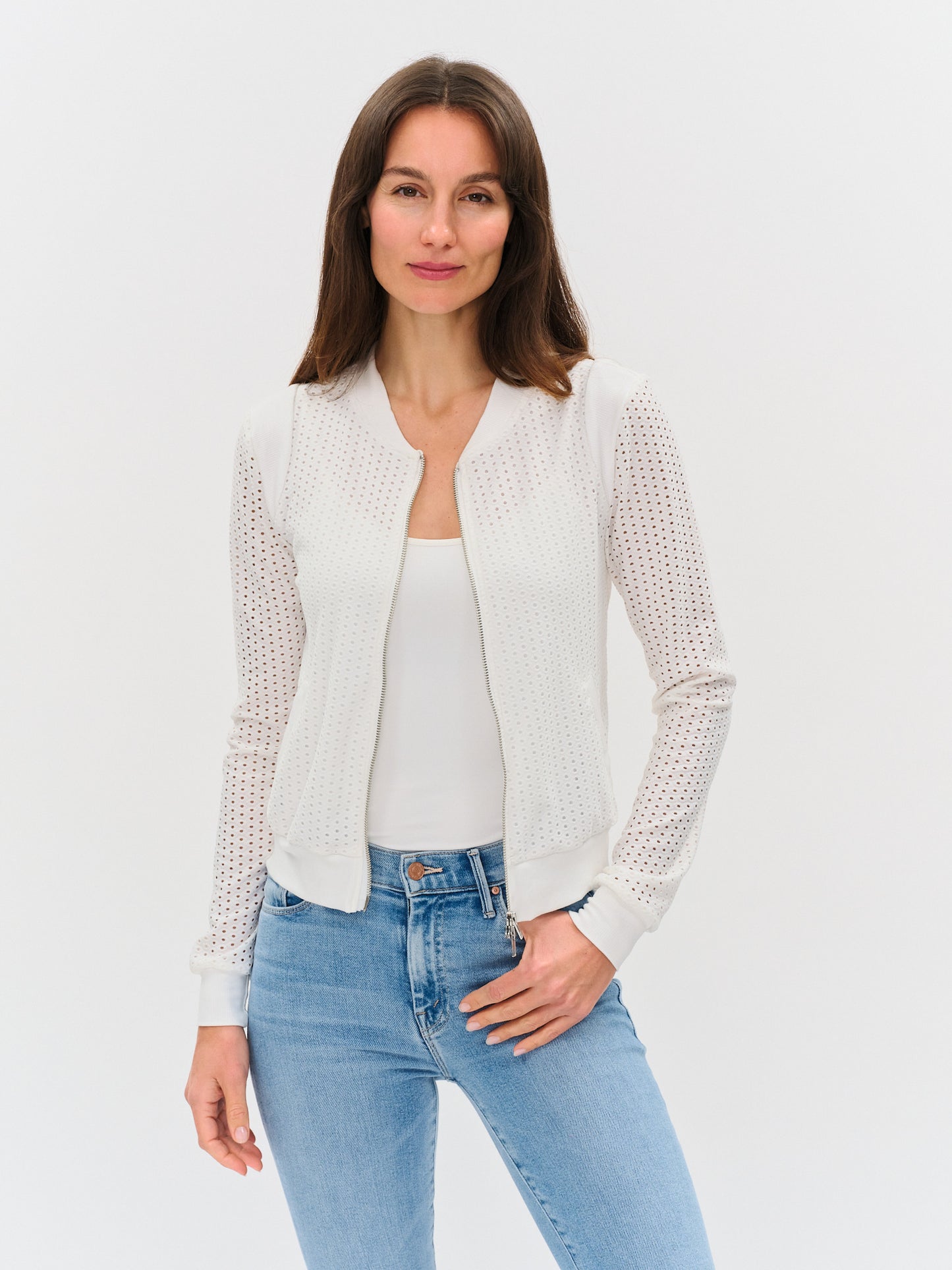 the cutout jacket [white]